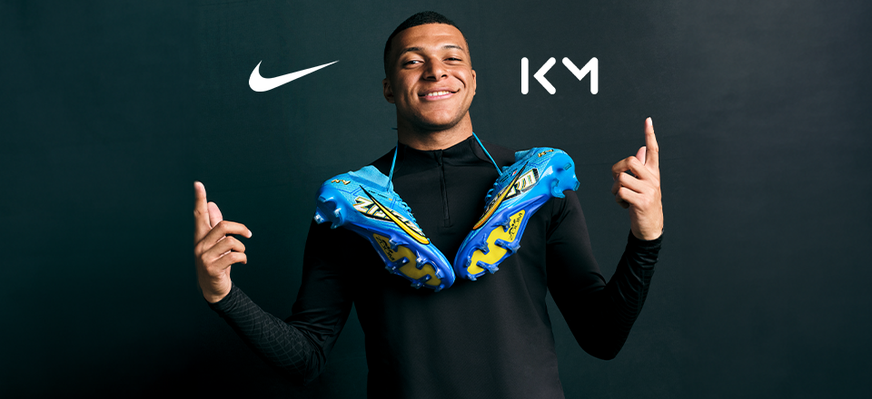 Kylian Mbappé in action