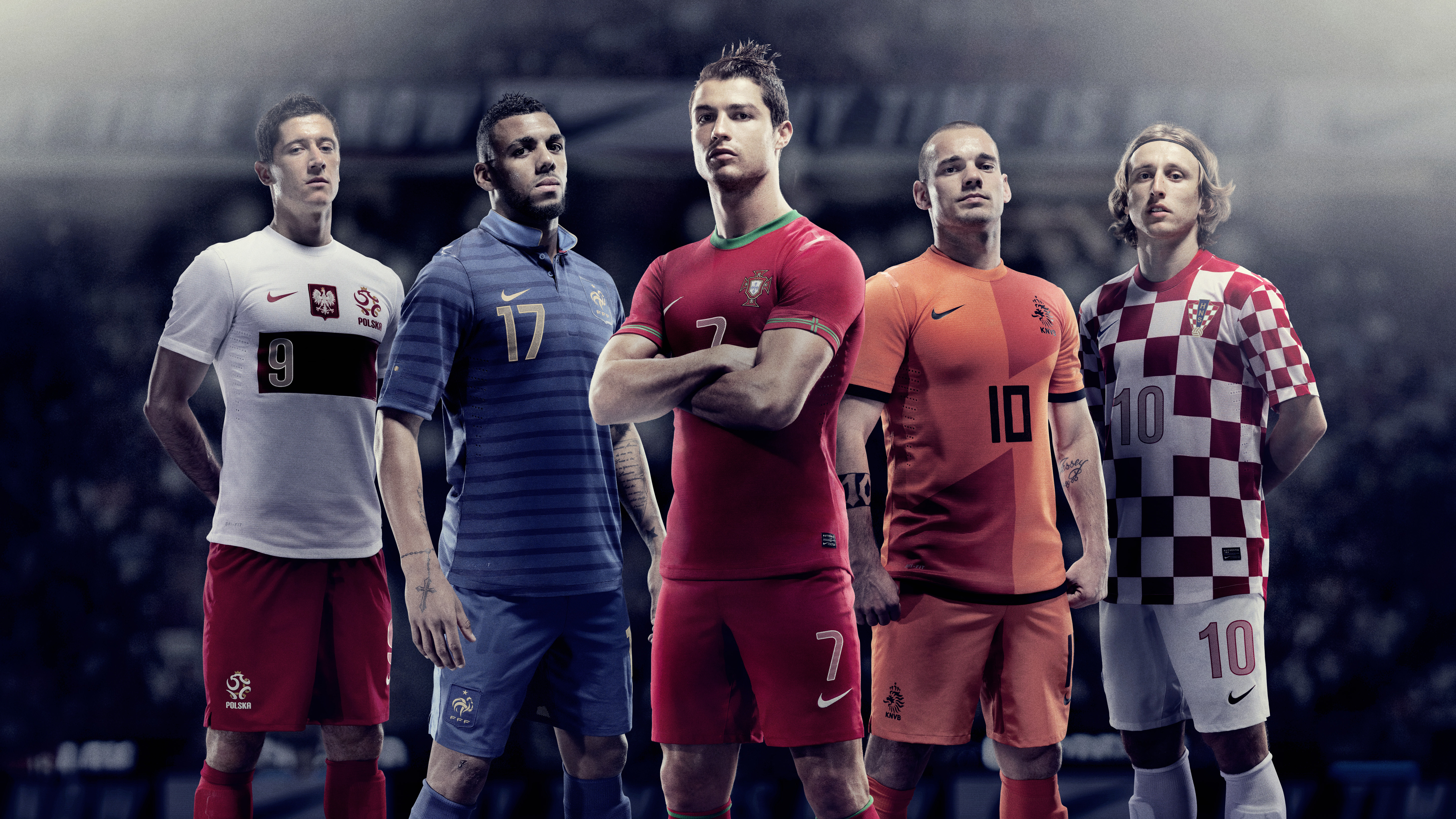 Ronaldo Messi and Neymar